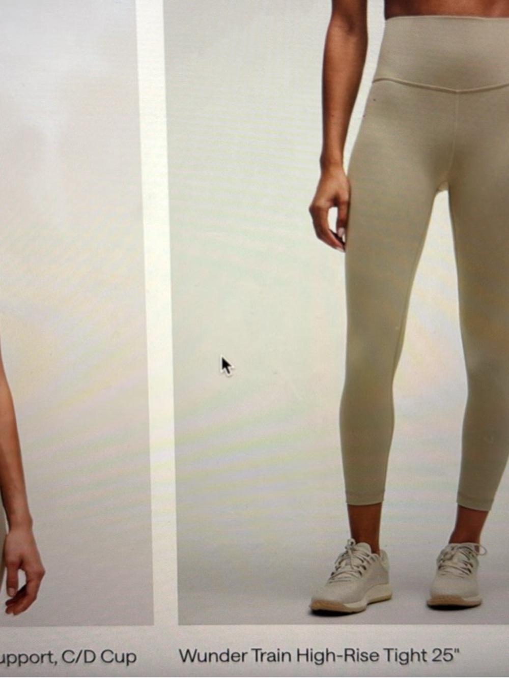lululemon athletica Wunder Train High-Rise Tight 25" — Taupe